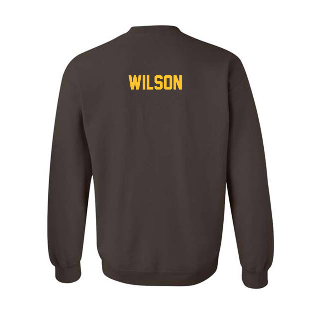 Wyoming - NCAA Wrestling : Dominic Wilson - Classic Shersey Crewneck Sweatshirt-1