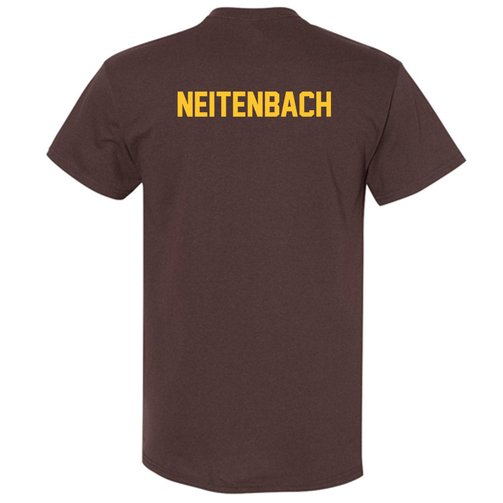 Wyoming - NCAA Wrestling : Eddie Neitenbach - Classic Shersey T-Shirt-1