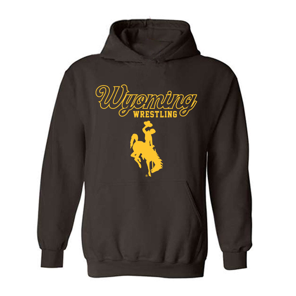 Wyoming - NCAA Wrestling : Antonio Avila - Classic Shersey Hooded Sweatshirt-0