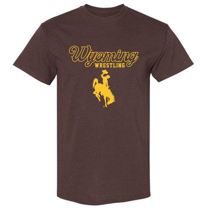 Wyoming - NCAA Wrestling : Eddie Neitenbach - Classic Shersey T-Shirt-0