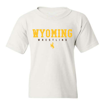 Wyoming - NCAA Wrestling : Christian Carroll - Classic Shersey Youth T-Shirt-0