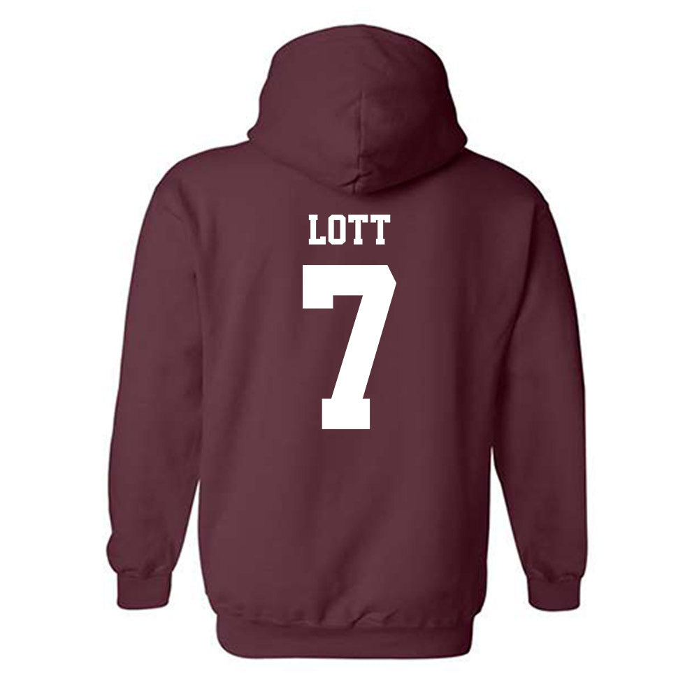 NSU - NCAA Baseball : Collin Lott - Sports Shersey Hooded Sweatshirt-1