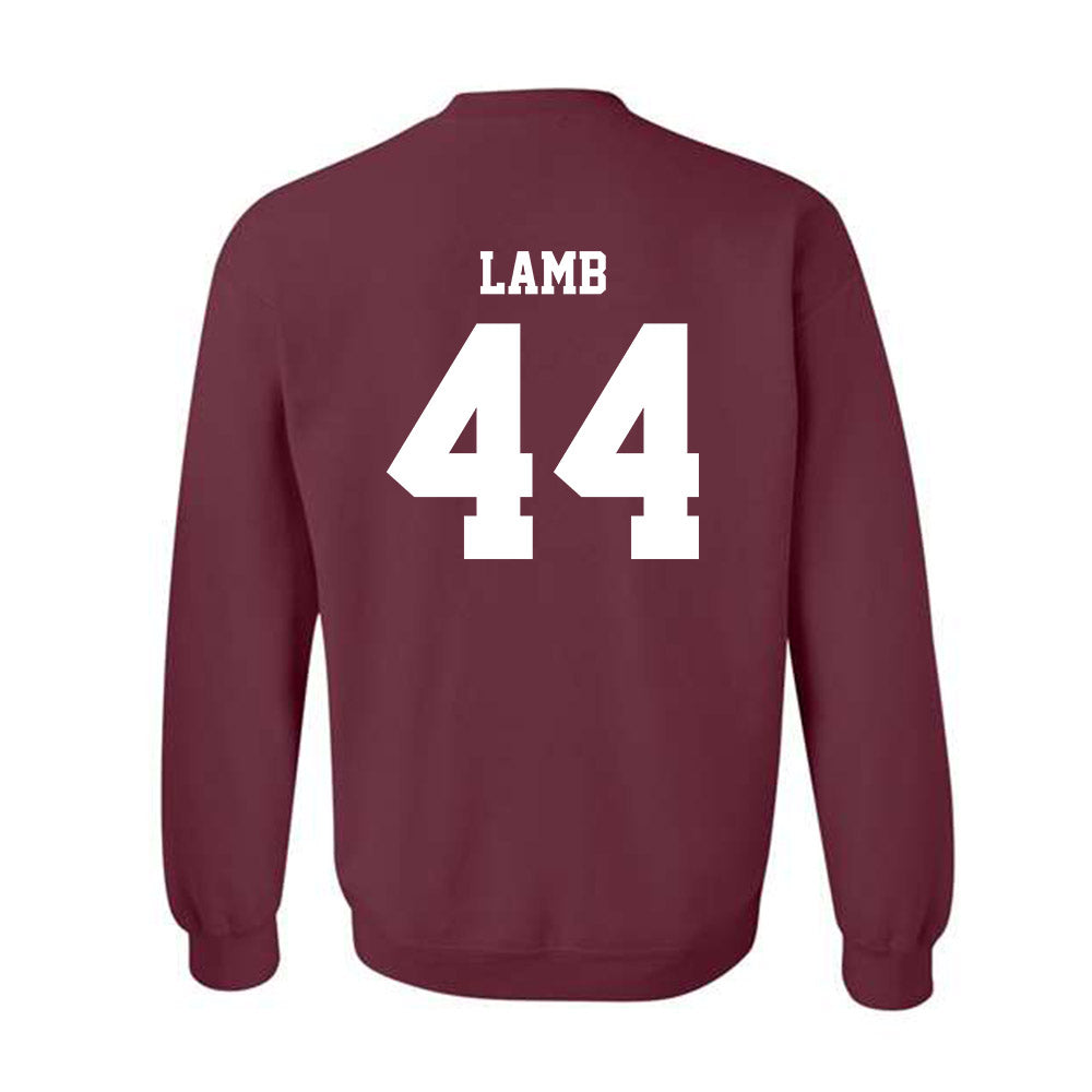 NSU - NCAA Baseball : Casey Lamb - Sports Shersey Crewneck Sweatshirt-1