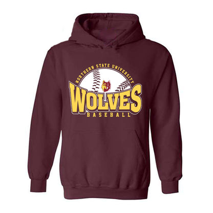 NSU - NCAA Baseball : Casey Lamb - Sports Shersey Hooded Sweatshirt-0