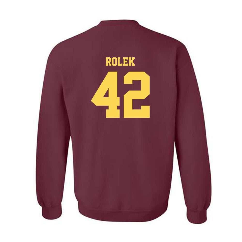 NSU - NCAA Softball : Grace Rolek - Sports Shersey Crewneck Sweatshirt-1