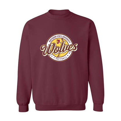 NSU - NCAA Softball : Emily Braaten - Sports Shersey Crewneck Sweatshirt-0