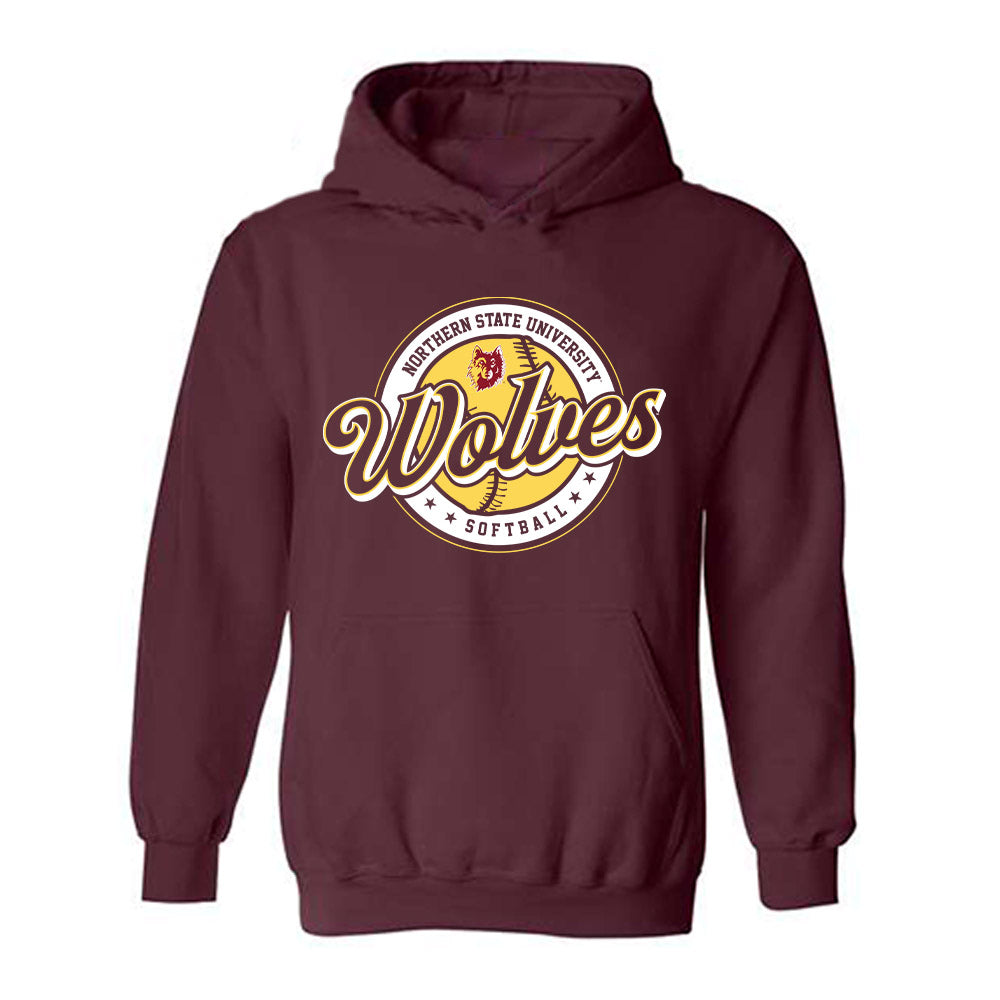 NSU - NCAA Softball : Kinsley Stover - Sports Shersey Hooded Sweatshirt-0