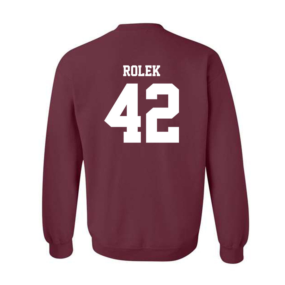 NSU - NCAA Softball : Grace Rolek - Sports Shersey Crewneck Sweatshirt-1