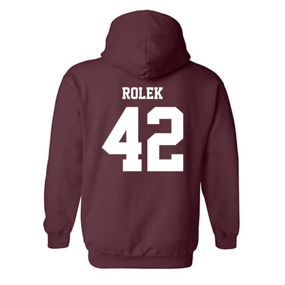 NSU - NCAA Softball : Grace Rolek - Sports Shersey Hooded Sweatshirt-1