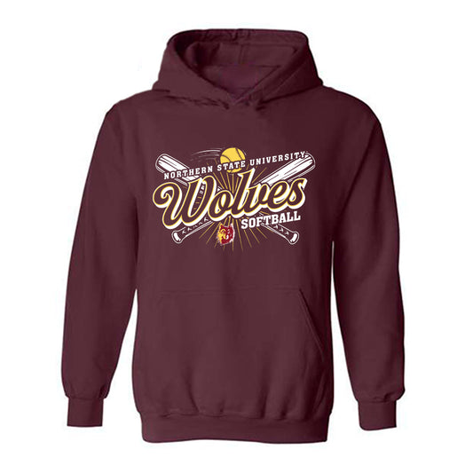 NSU - NCAA Softball : Tiv Kennedy - Sports Shersey Hooded Sweatshirt-0
