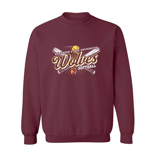 NSU - NCAA Softball : Grace Rolek - Sports Shersey Crewneck Sweatshirt-0