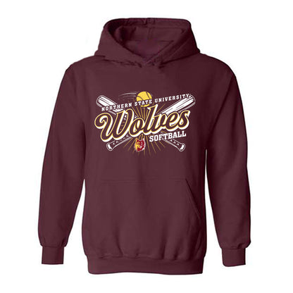 NSU - NCAA Softball : Morgan Merchlewitz - Sports Shersey Hooded Sweatshirt-0