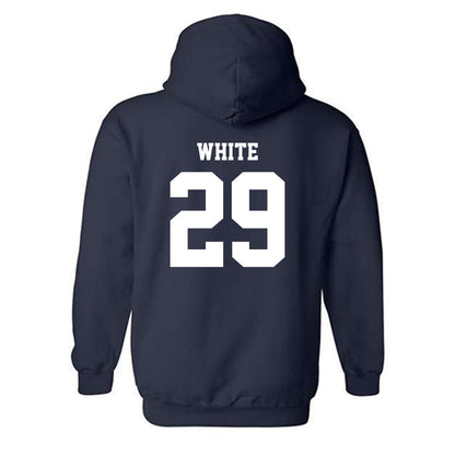Georgia Southern - NCAA Baseball : Sean White - Sports Shersey Hooded Sweatshirt-1