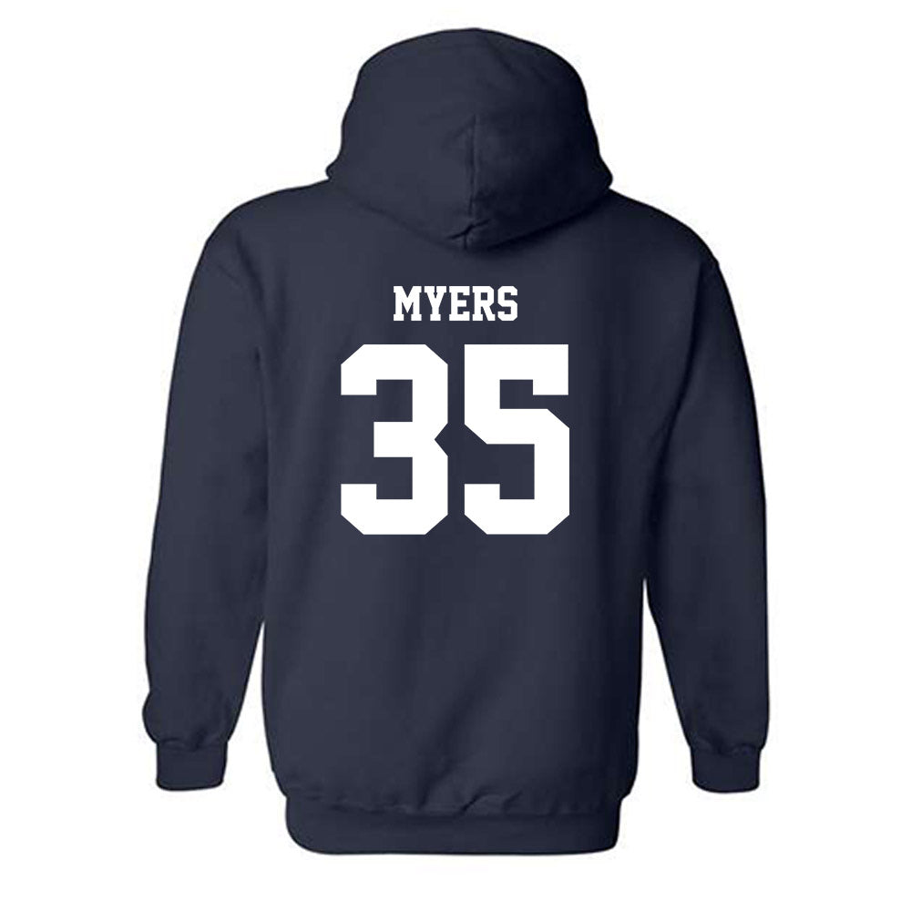Georgia Southern - NCAA Baseball : Jack Myers - Sports Shersey Hooded Sweatshirt-1