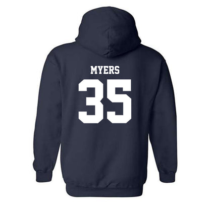 Georgia Southern - NCAA Baseball : Jack Myers - Sports Shersey Hooded Sweatshirt-1