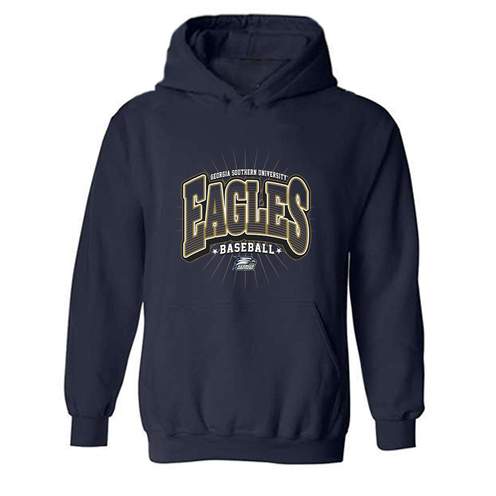 Georgia Southern - NCAA Baseball : John Davis - Sports Shersey Hooded Sweatshirt-0