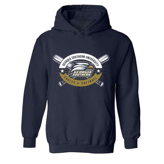 Georgia Southern - NCAA Softball : Hannah Worthington - Sports Shersey Hooded Sweatshirt-0