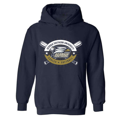 Georgia Southern - NCAA Softball : Alexis Edmondson - Sports Shersey Hooded Sweatshirt-0