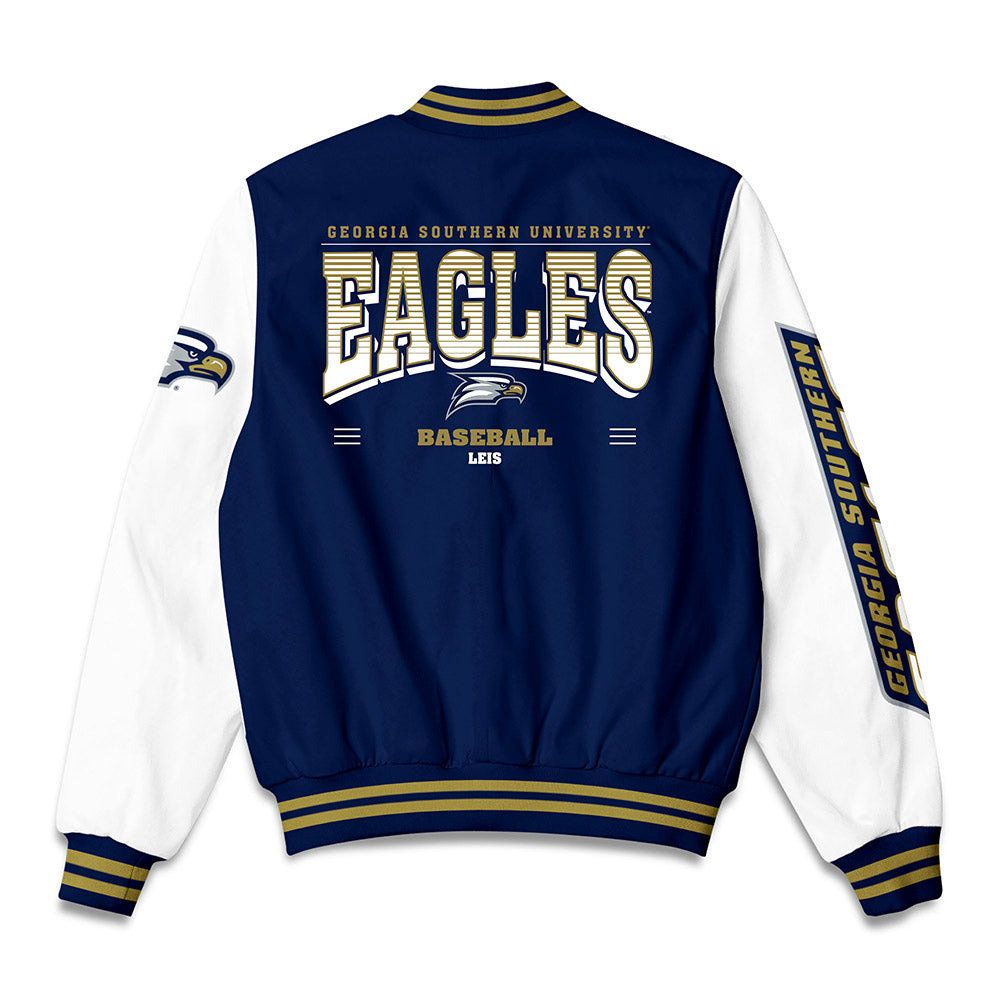 Georgia Southern - NCAA Baseball : Sammy Leis - Bomber Jacket-1