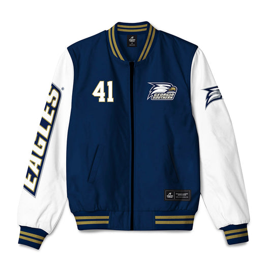 Georgia Southern - NCAA Baseball : Garrett Mackowiak - Bomber Jacket-0