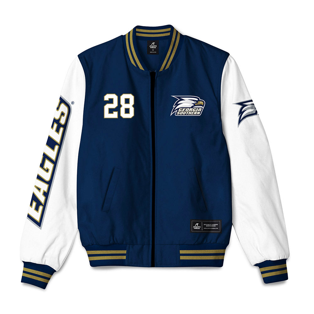 Georgia Southern - NCAA Softball : Kayla Christensen - Bomber Jacket-0