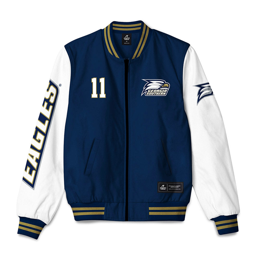 Georgia Southern - NCAA Women's Soccer : Emma Chapman - Bomber Jacket-0