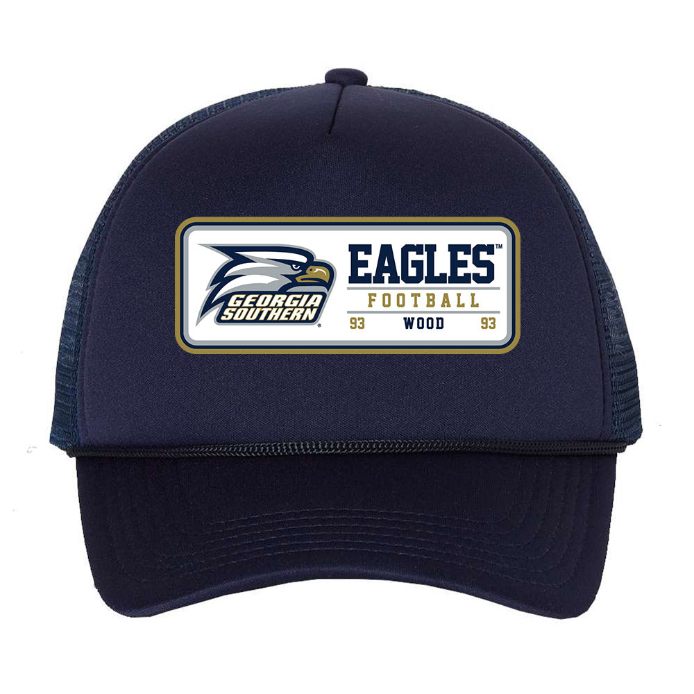 Georgia Southern - NCAA Football : Gaines Wood - Trucker Hat-0