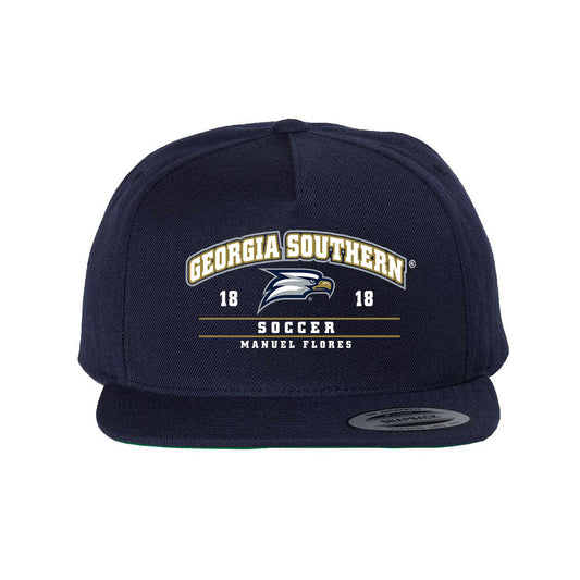 Georgia Southern - NCAA Men's Soccer : Manuel Flores - Snapback Hat-0