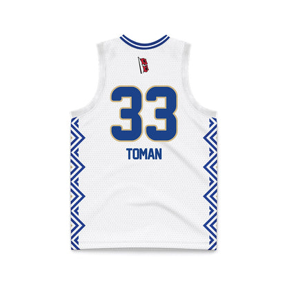 Tulsa - NCAA Women's Basketball : Dora Toman - White Basketball Jersey-1