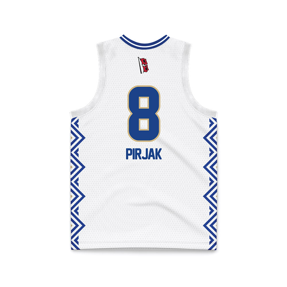 Tulsa - NCAA Women's Basketball : Gina Nikola Pirjak - White Basketball Jersey-1