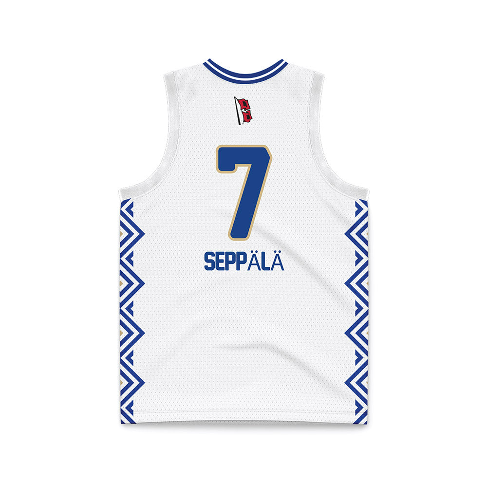 Tulsa - NCAA Women's Basketball : Teresa Seppälä - White Basketball Jersey-1