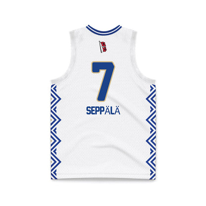 Tulsa - NCAA Women's Basketball : Teresa Seppälä - White Basketball Jersey-1
