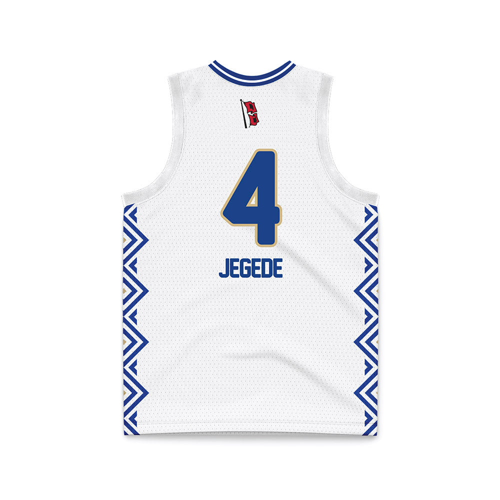 Tulsa - NCAA Women's Basketball : Abby Jegede - White Basketball Jersey-1
