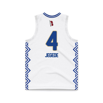 Tulsa - NCAA Women's Basketball : Abby Jegede - White Basketball Jersey-1