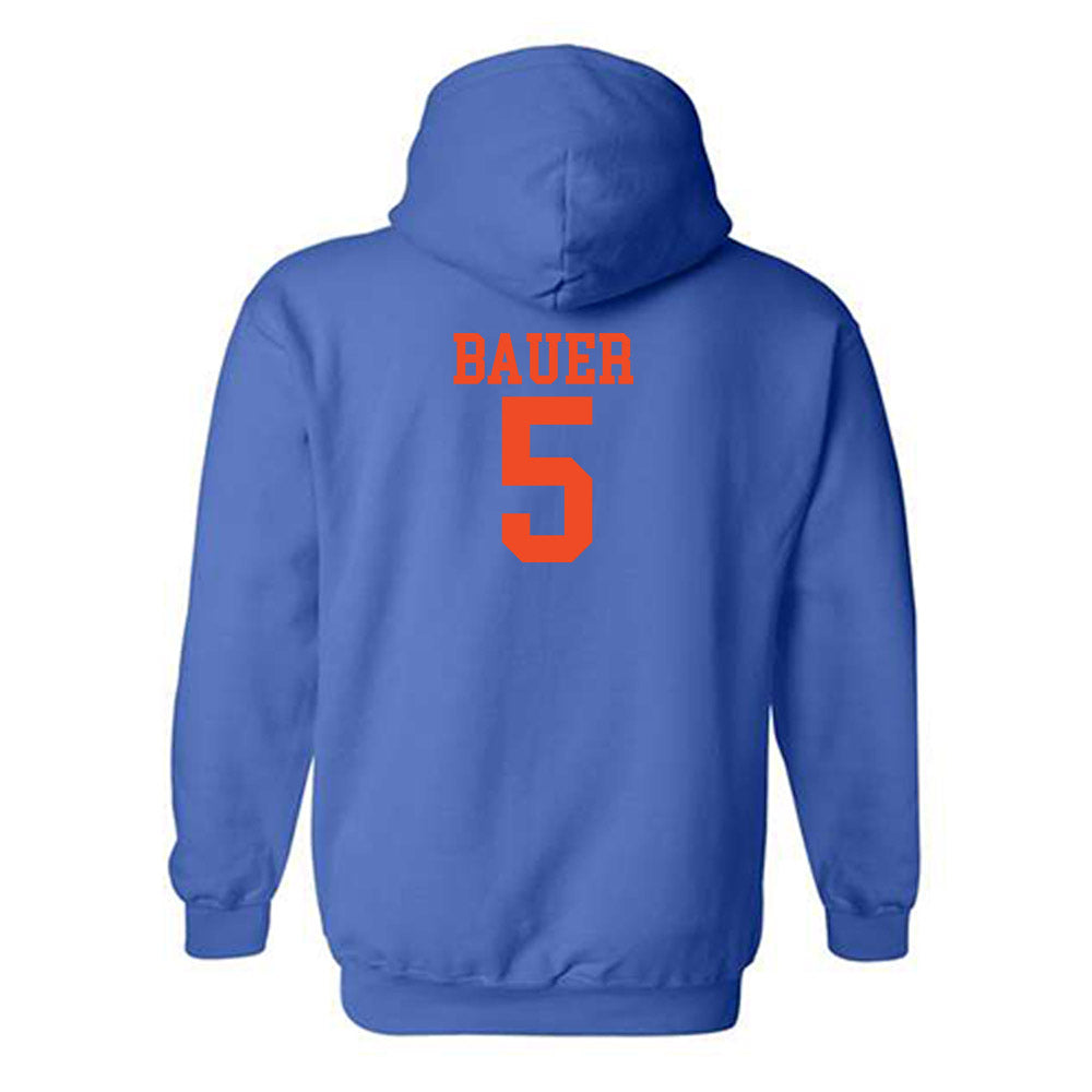 Boise State - NCAA Softball : Olivia Bauer - Sport Shersey Hooded Sweatshirt-1