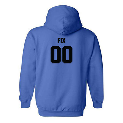 Grand Valley - NCAA Softball : Elyse Fix - Sports Shersey Hooded Sweatshirt-1