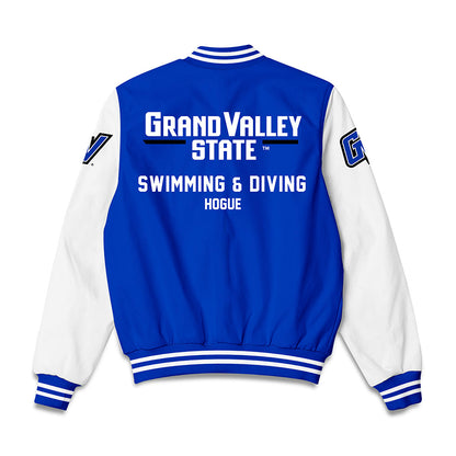 Grand Valley - NCAA Women's Swimming & Diving : Lydia Hogue - Bomber Jacket-1