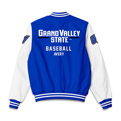 Grand Valley - NCAA Baseball : Owen Avery - Bomber Jacket-1