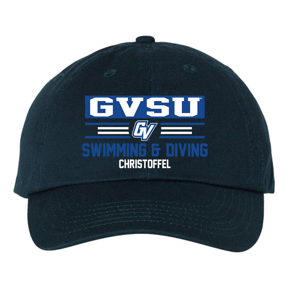 Grand Valley - NCAA Men's Swimming & Diving : Carsyn Christoffel - Dad Hat