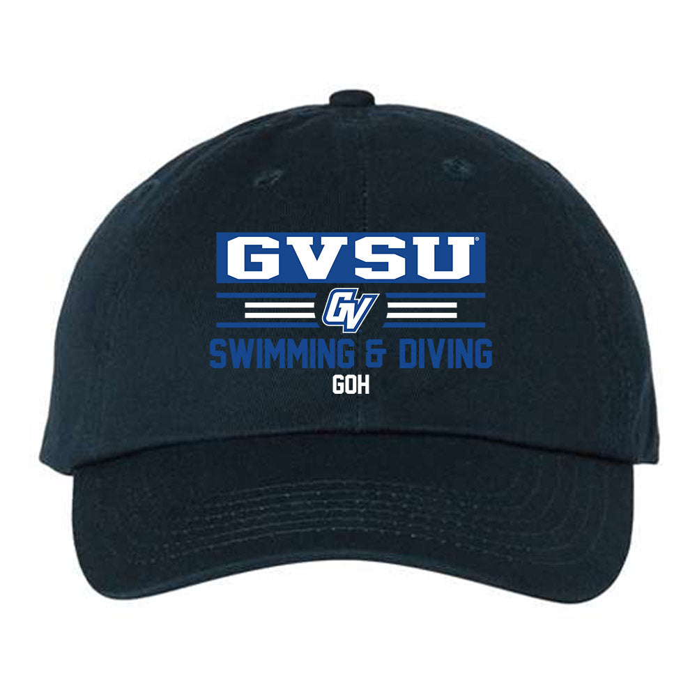 Grand Valley - NCAA Men's Swimming & Diving : Andrew Goh - Dad Hat-0
