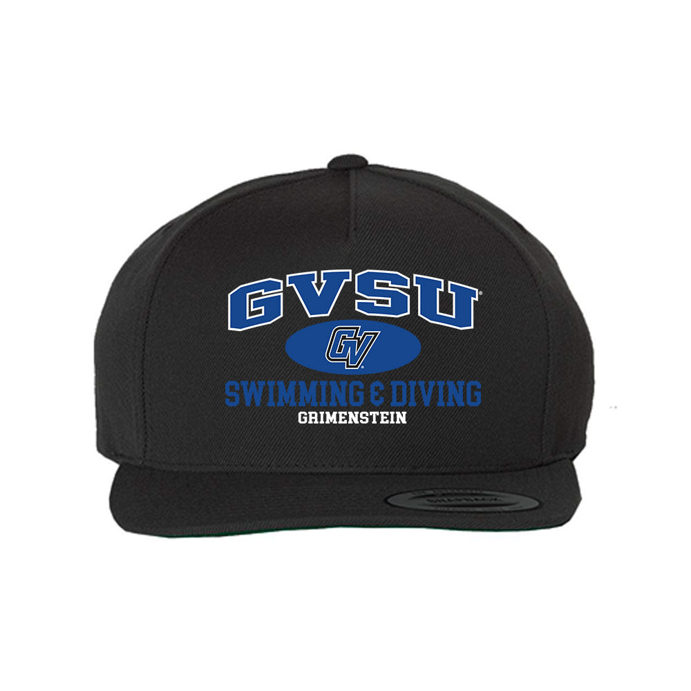 Grand Valley - NCAA Men's Swimming & Diving : Joshua Grimenstein - Snapback Hat-0