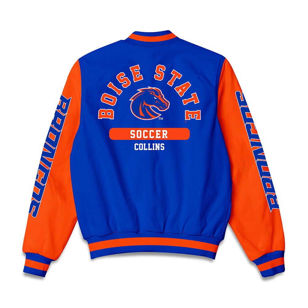 Boise State - NCAA Women's Soccer : Natalie Collins - Bomber Jacket-1