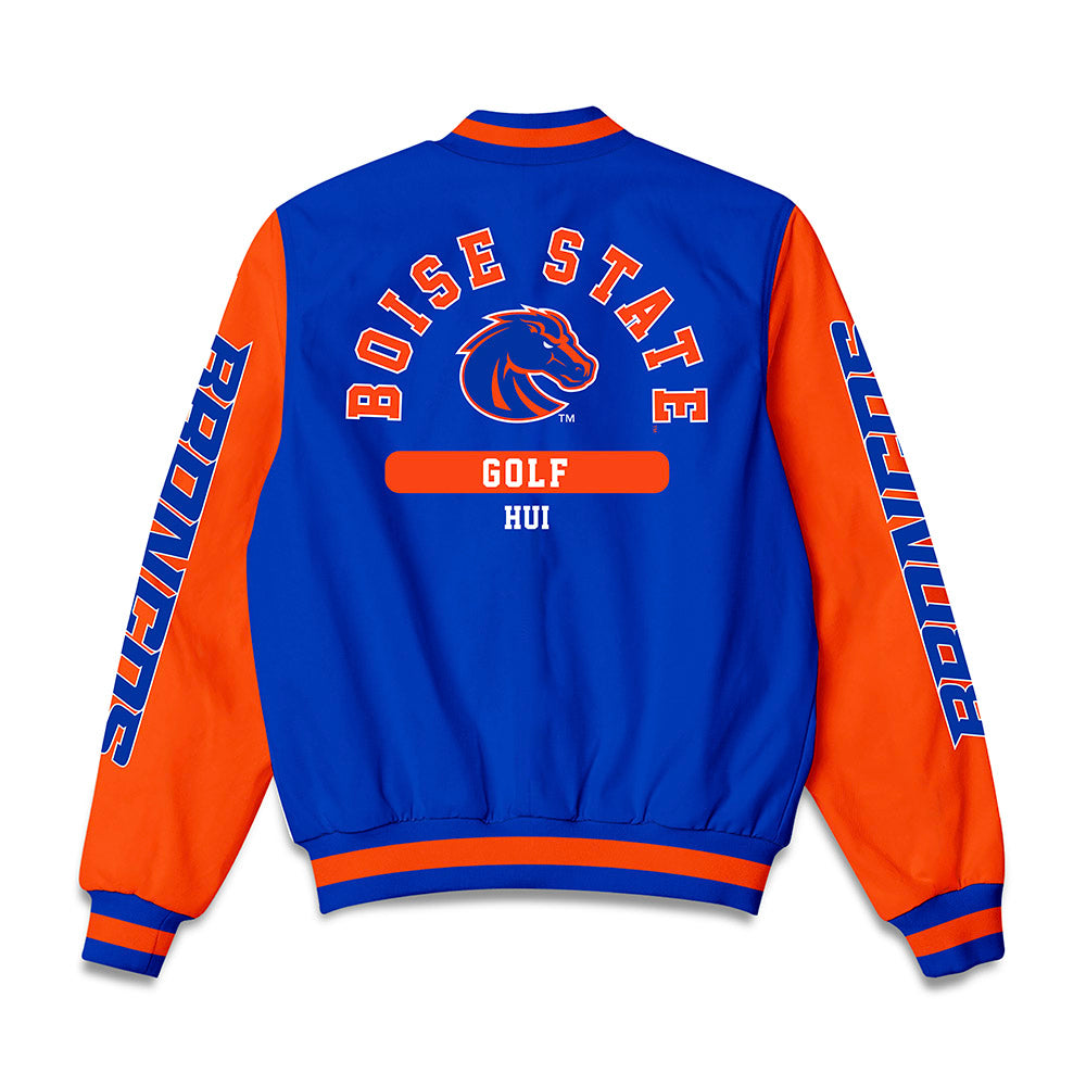 Boise State - NCAA Women's Golf : Jillian Hui - Bomber Jacket-1