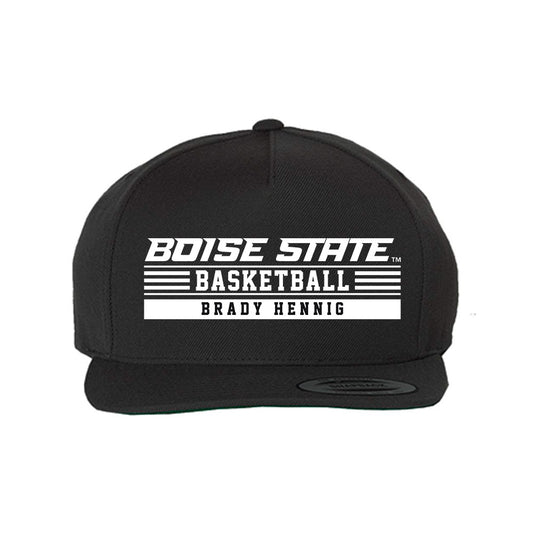 Boise State - NCAA Men's Basketball : Brady Hennig - Snapback Hat-0