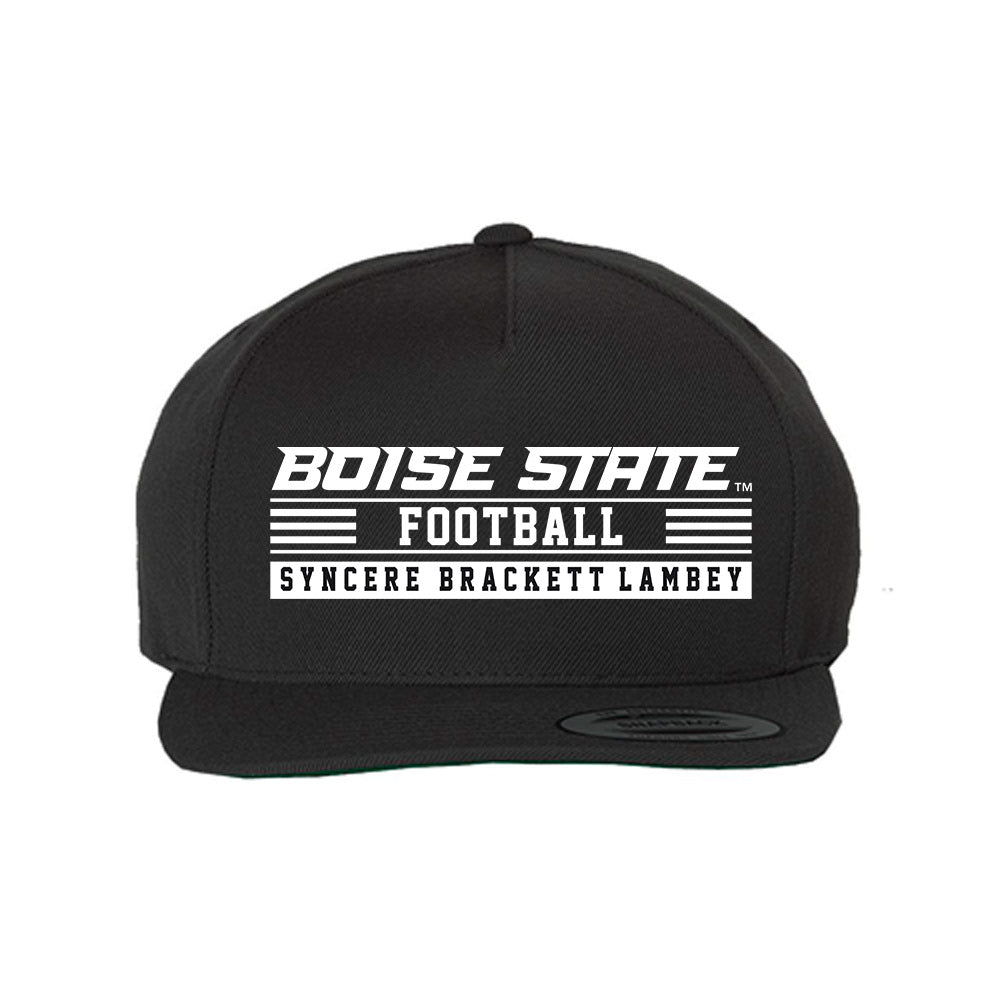 Boise State - NCAA Football : Syncere Brackett-Lambey - Snapback Hat-0