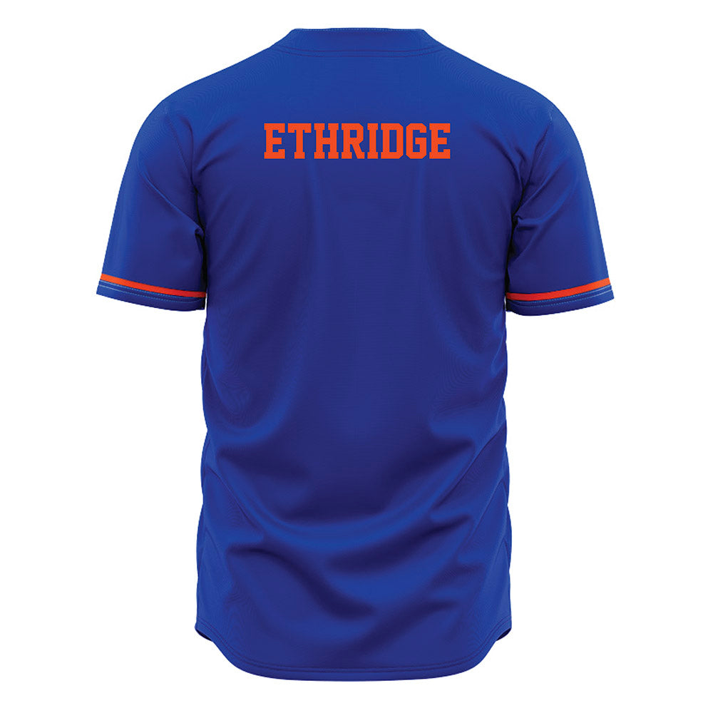 Boise State - NCAA Football : Tyler Ethridge - Blue Jersey-1