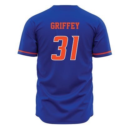 Boise State - NCAA Football : Tevin Griffey - Blue Jersey