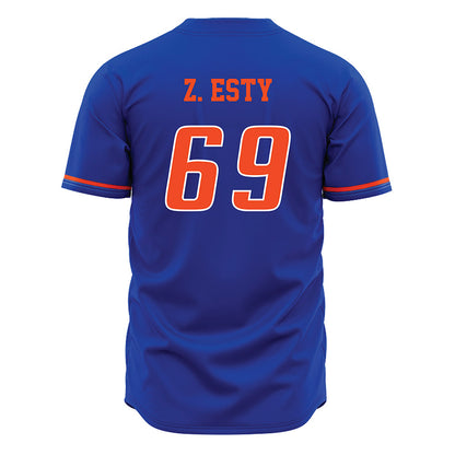 Boise State - NCAA Football : Zander Z. Esty - Blue Jersey-1