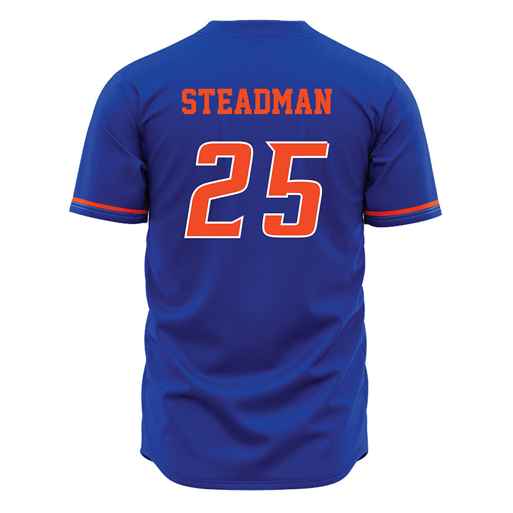 Boise State - NCAA Women's Basketball : Josee Steadman - Blue Jersey-1