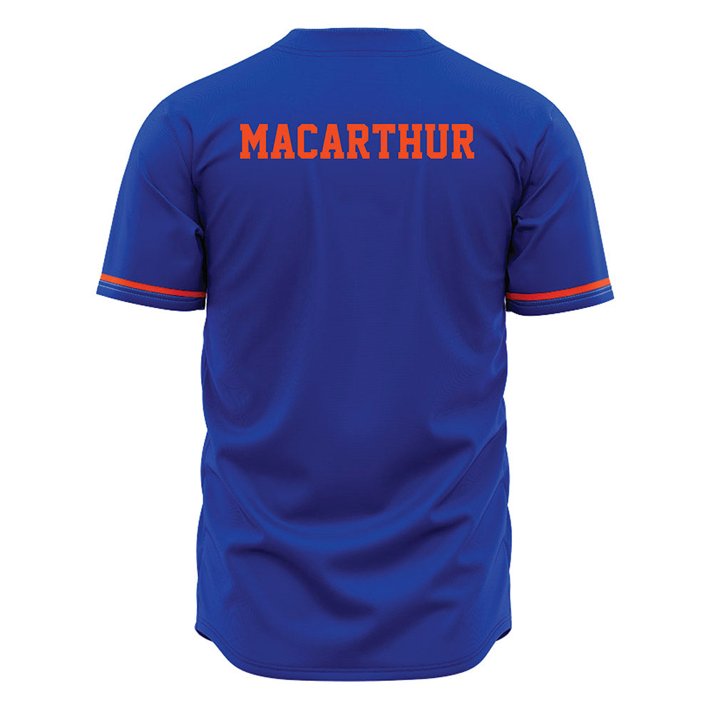 Boise State - NCAA Women's Track & Field : Addy MacArthur - Blue Jersey-1